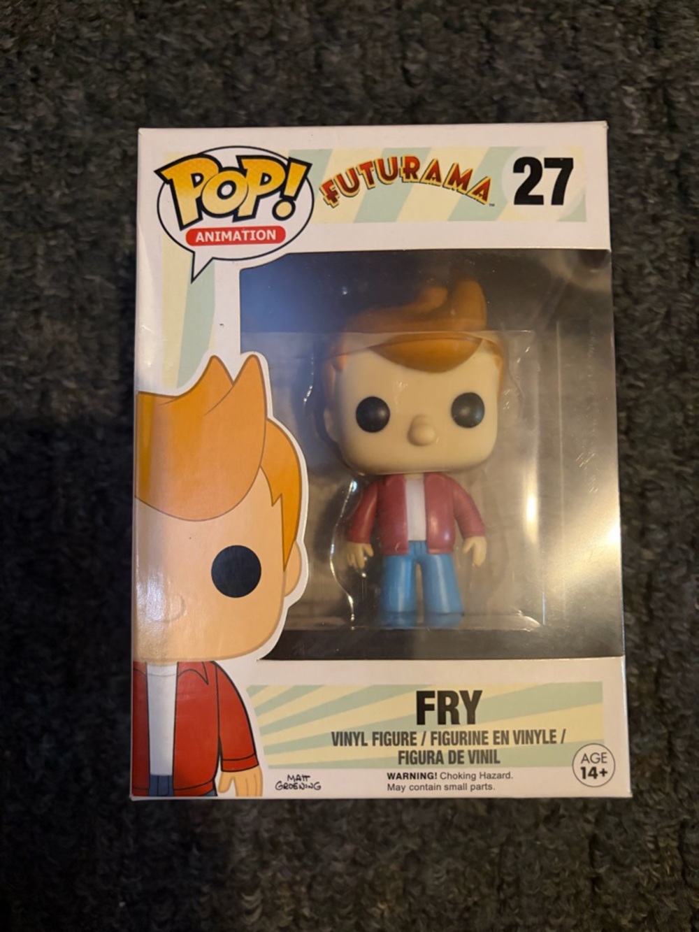 NIB Funko pop futurama fry #27.